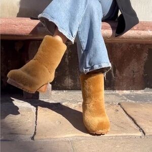 NEW Swedish Hasbeens Fluff Boots Women’s Size 37